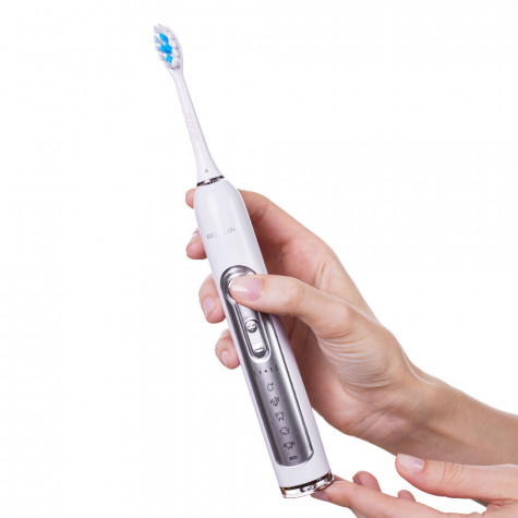 Электрическая звуковая зубная щётка Revyline RL 010 White и по всему Казахстану в интернет-магазине Revyline.kz
