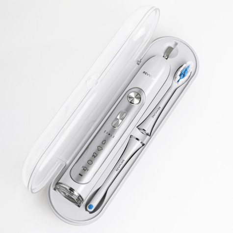Электрическая звуковая зубная щётка Revyline RL 010 White и по всему Казахстану в интернет-магазине Revyline.kz