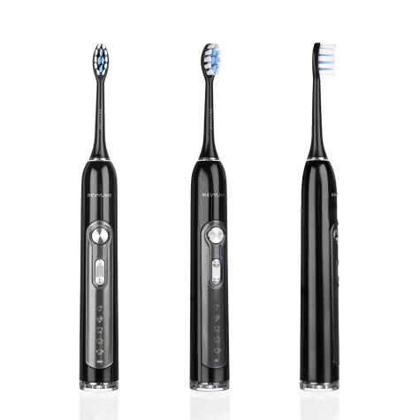 Электрическая звуковая зубная щётка Revyline RL 010 Black Rabbit Special Edition и по всему Казахстану в интернет-магазине Revyline.kz