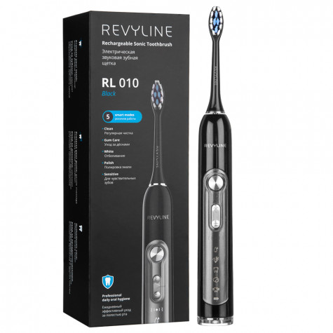Электрическая звуковая зубная щётка Revyline RL 010 Black Rabbit Special Edition и по всему Казахстану в интернет-магазине Revyline.kz