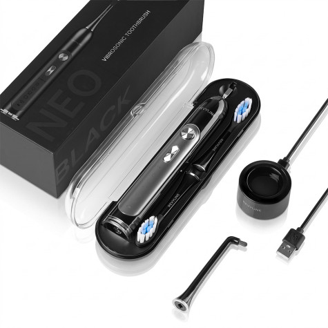 Электрическая звуковая зубная щётка Revyline RL 010 Black Rabbit Special Edition и по всему Казахстану в интернет-магазине Revyline.kz