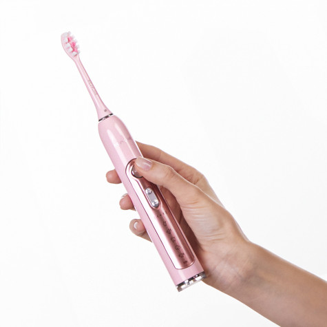 Электрическая звуковая зубная щётка Revyline RL 010 Pink и по всему Казахстану в интернет-магазине Revyline.kz