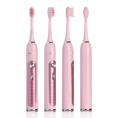 Электрическая звуковая зубная щётка Revyline RL 010 Pink и по всему Казахстану в интернет-магазине Revyline.kz