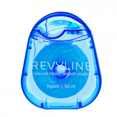 Зубная нить вощеная Revyline нейлон, мятная, 50 м и по всему Казахстану в интернет-магазине Revyline.kz