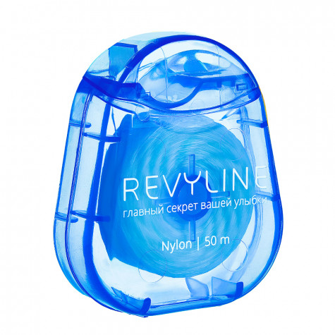 Зубная нить вощеная Revyline нейлон, мятная, 50 м и по всему Казахстану в интернет-магазине Revyline.kz
