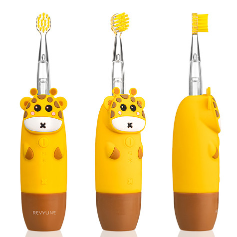 Электрическая звуковая зубная щётка Revyline RL 025 Baby, Yellow и по всему Казахстану в интернет-магазине Revyline.kz