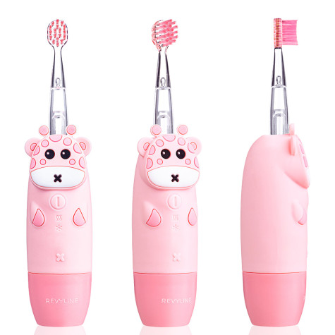 Электрическая звуковая зубная щётка Revyline RL 025 Baby, Pink и по всему Казахстану в интернет-магазине Revyline.kz
