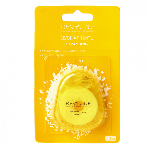 Зубная нить Revyline 840D Expanding floss нейлон, вощеная, 50 m и по всему Казахстану в интернет-магазине Revyline.kz