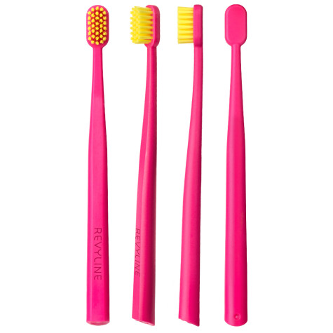 Детская зубная щетка Revyline Kids S4800 розовая - желтая, Soft и по всему Казахстану в интернет-магазине Revyline.kz