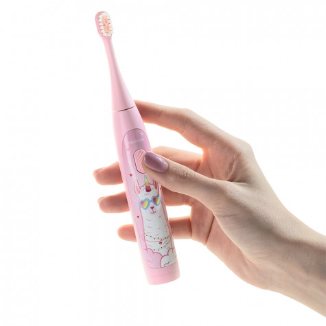 Электрическая звуковая зубная щётка Revyline RL 035 Kids, Pink и по всему Казахстану в интернет-магазине Revyline.kz