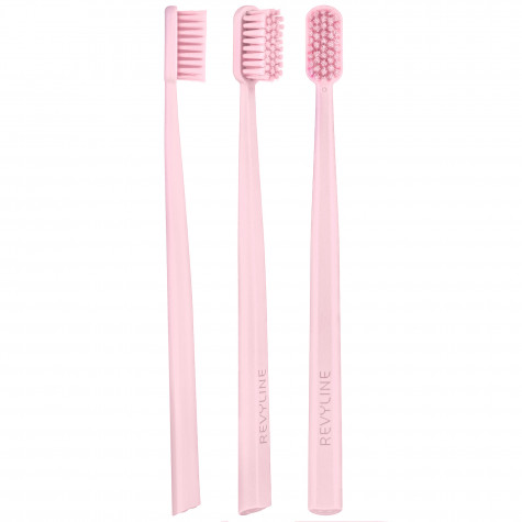 Набор зубных щеток Revyline SM6000 DUO Pink + Blue и по всему Казахстану в интернет-магазине Revyline.kz