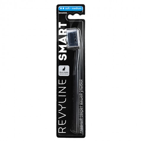 Зубная щетка Revyline SM6000 Smart Black Rabbit Special Edition, мягкая