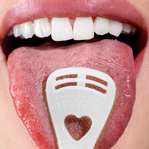 Скребок для языка Revyline Soft, белый и по всему Казахстану в интернет-магазине Revyline.kz