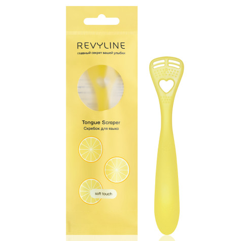Скребок для языка Revyline Soft, желтый и по всему Казахстану в интернет-магазине Revyline.kz