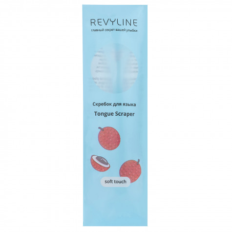 Скребок для языка Revyline Soft, голубой и по всему Казахстану в интернет-магазине Revyline.kz