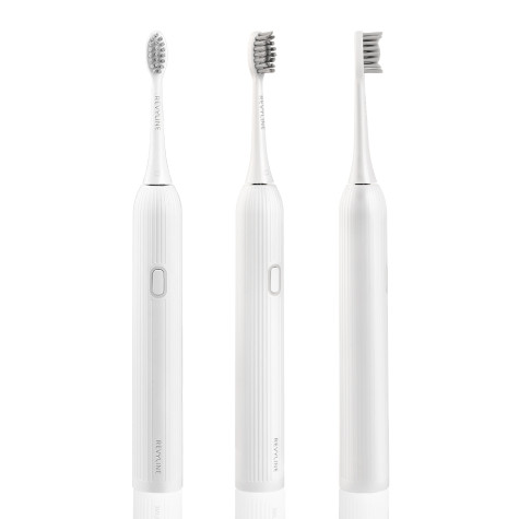 Электрическая звуковая зубная щётка Revyline RL 060, белая и по всему Казахстану в интернет-магазине Revyline.kz