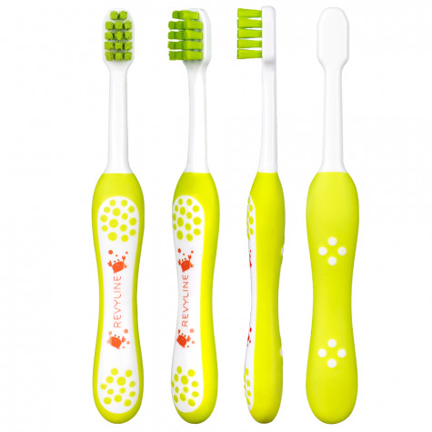 Детская зубная щетка Revyline Baby S3900 желтая, Soft и по всему Казахстану в интернет-магазине Revyline.kz
