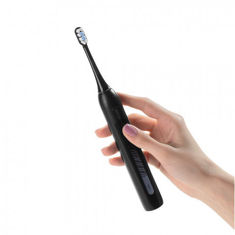 Электрическая звуковая зубная щётка Revyline RL 070 Black и по всему Казахстану в интернет-магазине Revyline.kz