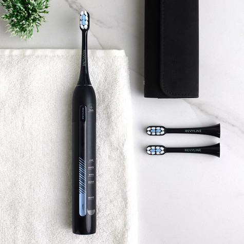 Электрическая звуковая зубная щётка Revyline RL 070 Black и по всему Казахстану в интернет-магазине Revyline.kz