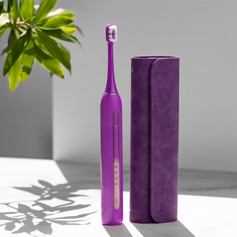Электрическая звуковая зубная щётка Revyline RL 070 Violet и по всему Казахстану в интернет-магазине Revyline.kz