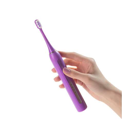 Электрическая звуковая зубная щётка Revyline RL 070 Violet и по всему Казахстану в интернет-магазине Revyline.kz