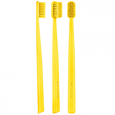 Набор зубных щеток Revyline SM6000 DUO Yellow + Grey и по всему Казахстану в интернет-магазине Revyline.kz