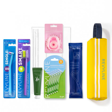 Набор профилактический Revyline с пеналом, желтый и по всему Казахстану в интернет-магазине Revyline.kz