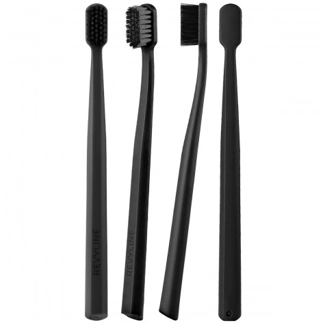 Зубная щетка Revyline SM6000 PRO Black Edition, мягкая и по всему Казахстану в интернет-магазине Revyline.kz