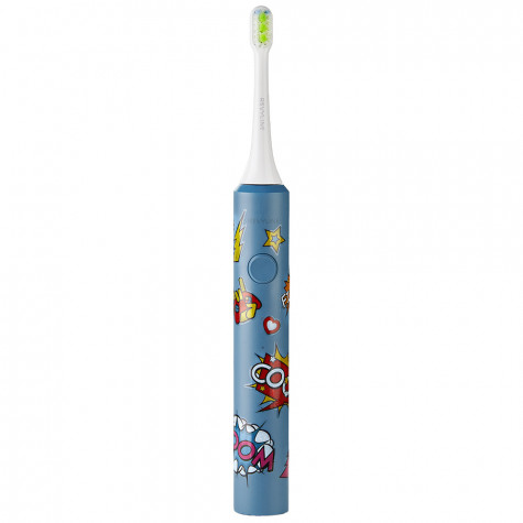 Электрическая звуковая зубная щётка Revyline RL 040 Teens, Blue и по всему Казахстану в интернет-магазине Revyline.kz