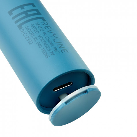Электрическая звуковая зубная щётка Revyline RL 040 Teens, Blue и по всему Казахстану в интернет-магазине Revyline.kz