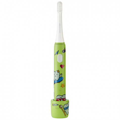 Электрическая звуковая зубная щётка Revyline RL 050 Kids, Green и по всему Казахстану в интернет-магазине Revyline.kz