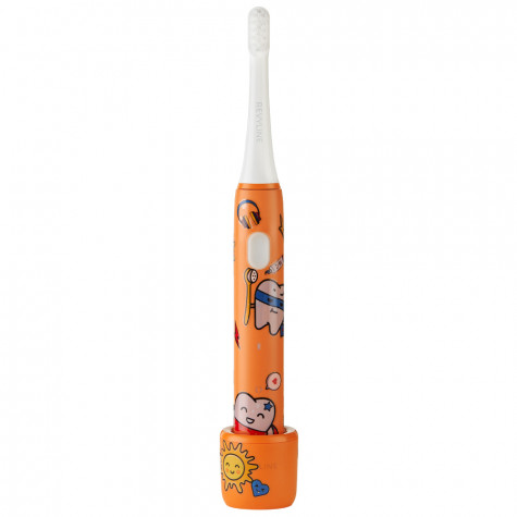 Электрическая звуковая зубная щётка Revyline RL 050 Kids, Orange и по всему Казахстану в интернет-магазине Revyline.kz