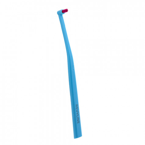 Зубная щетка Revyline SM1000 Single Long 9mm, монопучковая, голубая - фиолетовая  и по всему Казахстану в интернет-магазине Revyline.kz