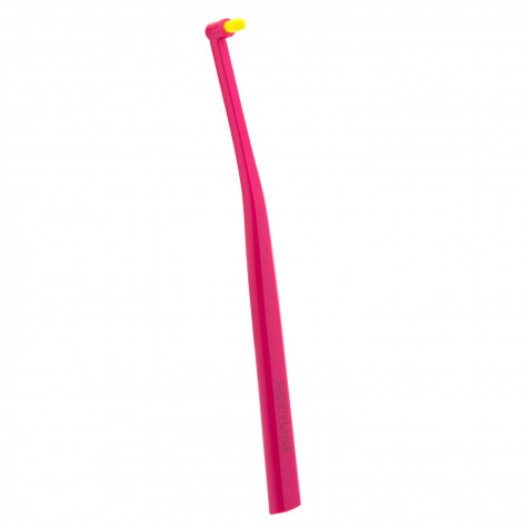 Зубная щетка Revyline SM1000 Single Long 9mm, монопучковая, розовая- желтая и по всему Казахстану в интернет-магазине Revyline.kz