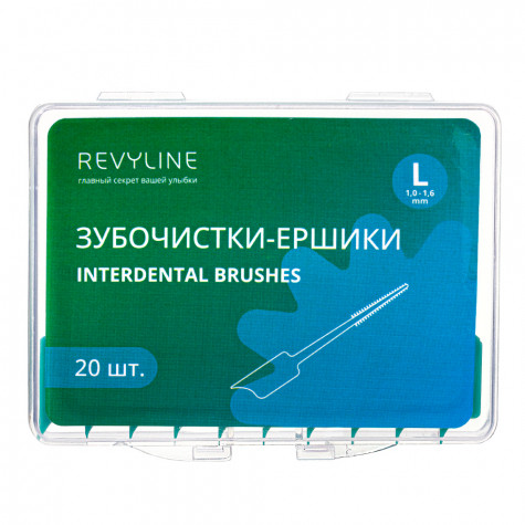 Зубочистка-ёршик Revyline размер L, 20 шт. и по всему Казахстану в интернет-магазине Revyline.kz
