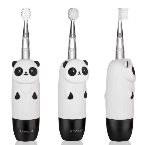 Электрическая звуковая зубная щетка Revyline RL 025 Panda, черная и по всему Казахстану в интернет-магазине Revyline.kz