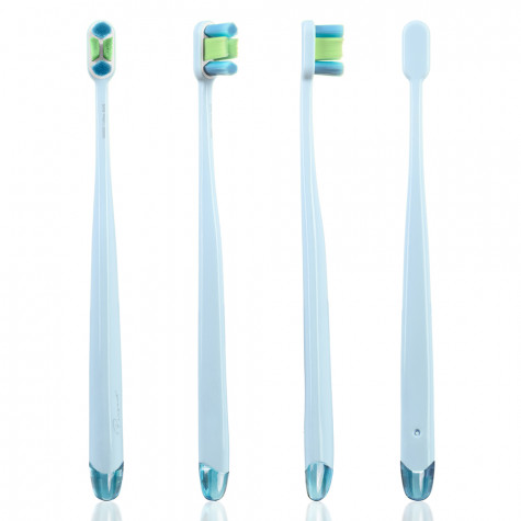 Набор зубных щеток Revyline Perfect 10000 DUO, Peach + Light Blue и по всему Казахстану в интернет-магазине Revyline.kz