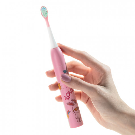 Электрическая зубная щетка Revyline RL 055 Kids, Pink и по всему Казахстану в интернет-магазине Revyline.kz