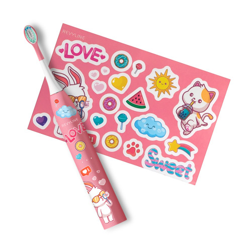 Электрическая зубная щетка Revyline RL 055 Kids, Pink и по всему Казахстану в интернет-магазине Revyline.kz