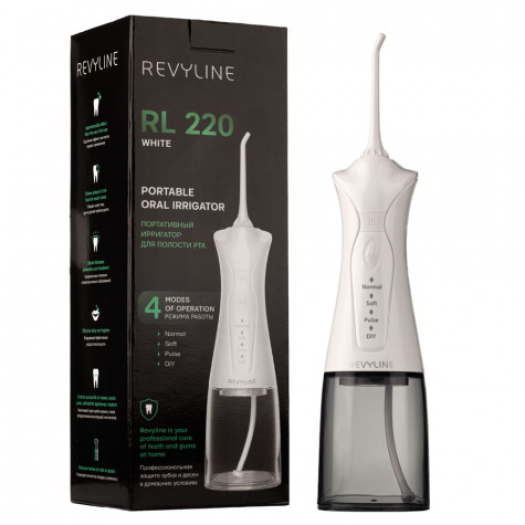 Портативный ирригатор Revyline RL 220, White и по всему Казахстану в интернет-магазине Revyline.kz