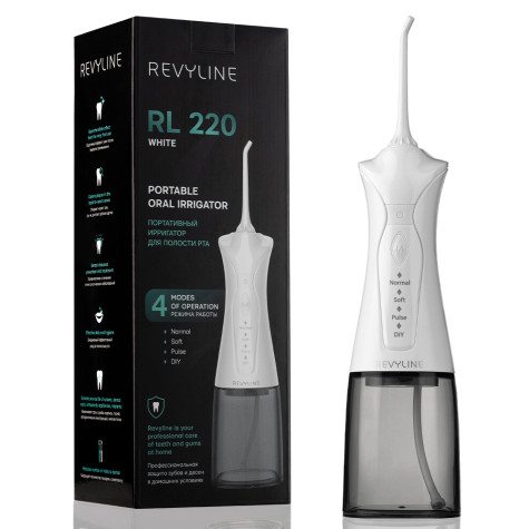 Портативный ирригатор Revyline RL 220, White и по всему Казахстану в интернет-магазине Revyline.kz