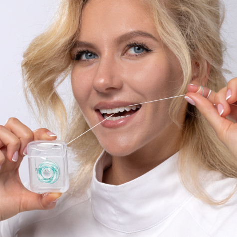 Зубная нить Revyline SmartFloss невощеная, 50 шт. и по всему Казахстану в интернет-магазине Revyline.kz