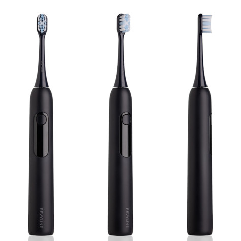 Электрическая звуковая зубная щётка Revyline RL 045 Black и по всему Казахстану в интернет-магазине Revyline.kz