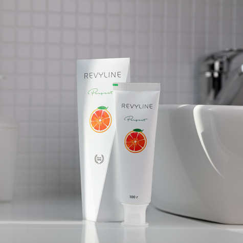 Зубная паста Revyline Perfect Сочный грейпфрут, 100 г и по всему Казахстану в интернет-магазине Revyline.kz