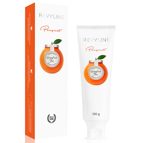 Зубная паста Revyline Perfect Сочный грейпфрут, 100 г и по всему Казахстану в интернет-магазине Revyline.kz