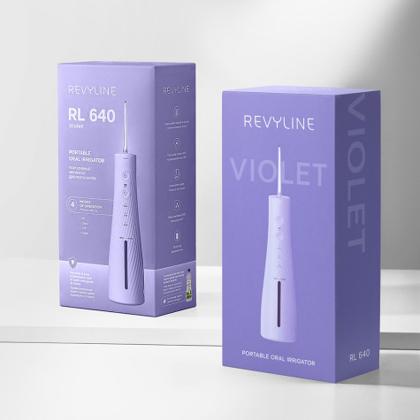 Портативный ирригатор Revyline RL 640, Lilac и по всему Казахстану в интернет-магазине Revyline.kz