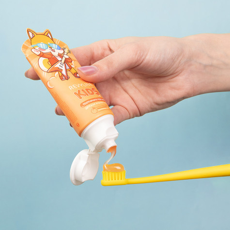 Зубная паста Revyline Kids Персик, 60 г и по всему Казахстану в интернет-магазине Revyline.kz
