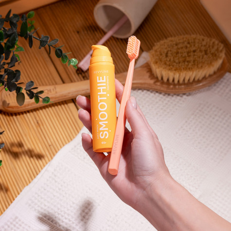 Зубная паста Revyline Smoothie, персик, с дозатором, 65 г и по всему Казахстану в интернет-магазине Revyline.kz