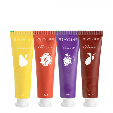 Набор Зубных паст Revyline Perfect Виноград + Груша + Грейпфрут + Шоколад, 4х40 г и по всему Казахстану в интернет-магазине Revyline.kz