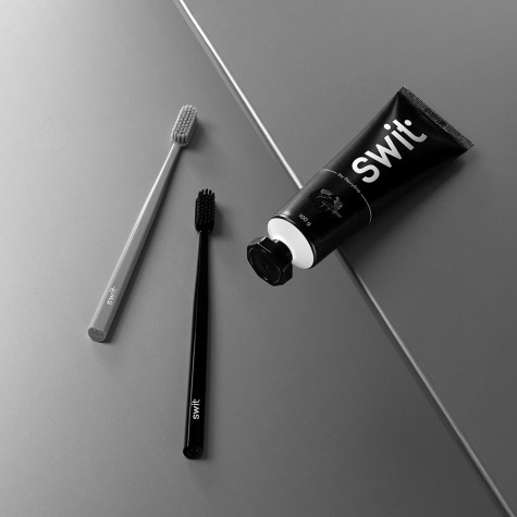 Набор Зубных щеток SWIT by Revyline SM6000 SMART Graphite & Silver и по всему Казахстану в интернет-магазине Revyline.kz